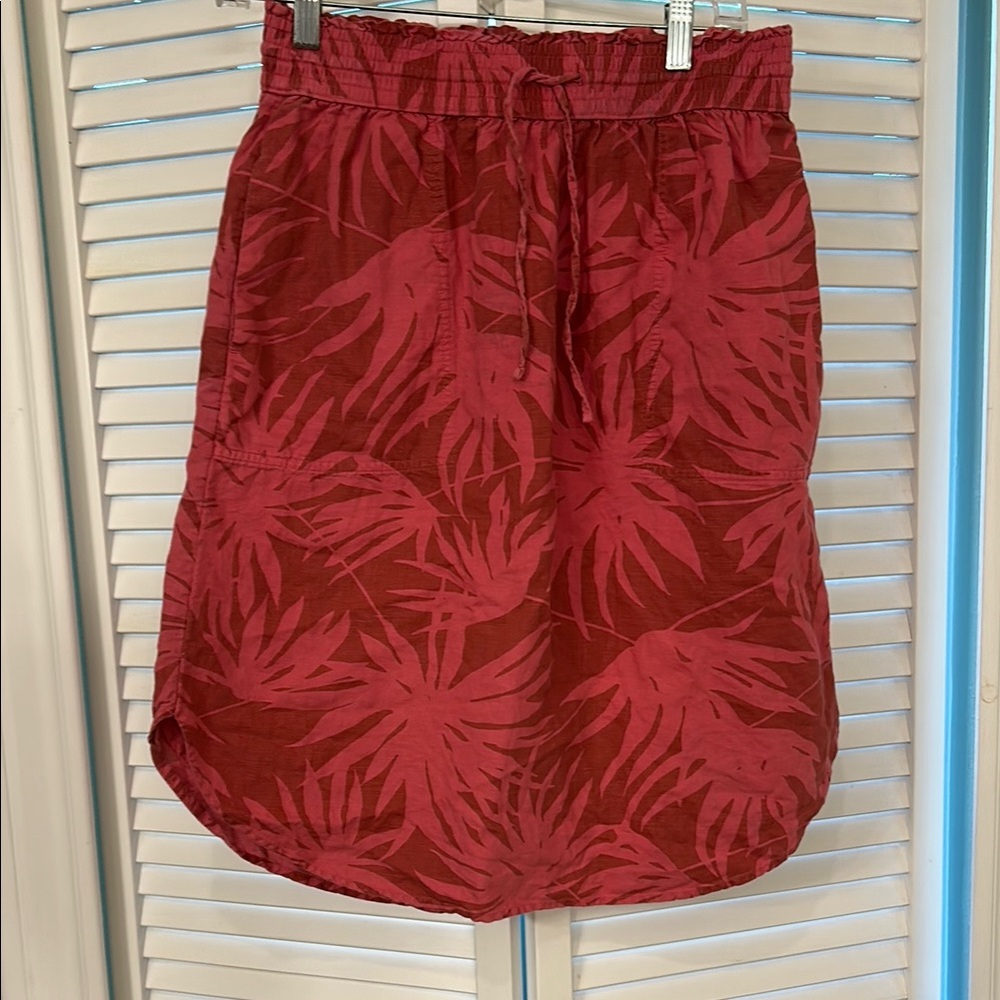 Tropical Red Skirt